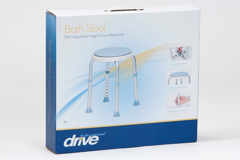 Shower Stool with Rotating Seat Shower Seats Bridge & Lindsey